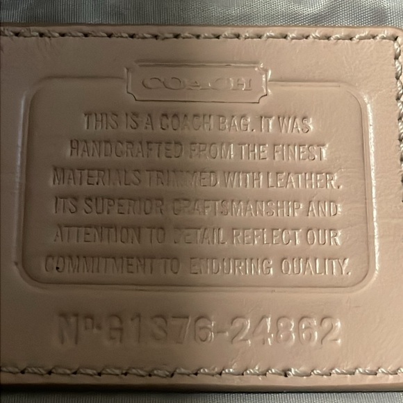 Coach Legacy Weeknd Signature Black Nylon East West Tote - Picture 11 of 12